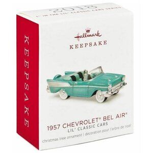 New! 1957 Chevrolet Bel Air Hallmark Keepsake Christmas Ornament 2018 Lil' Cars